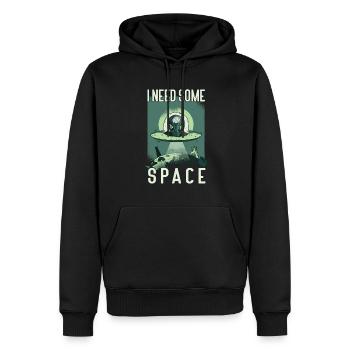 Anxiety Depression Mental Health - Men’s Premium Organic Hoodie - black - Front - Nico (187cm)