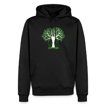 Ängste Depression Psychische Gesundheit - Männer Premium Bio Hoodie - Schwarz - Vorne - Nico (187cm)