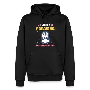 King Penguin Emperor Penguin Penguin Gift - Sweat à capuche Premium bio Homme - noir - Devant - Nico (187cm)