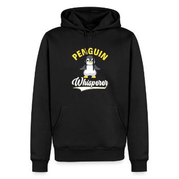 King Penguin Emperor Penguin Penguin Gift - Sweat à capuche Premium bio Homme - noir - Devant - Nico (187cm)