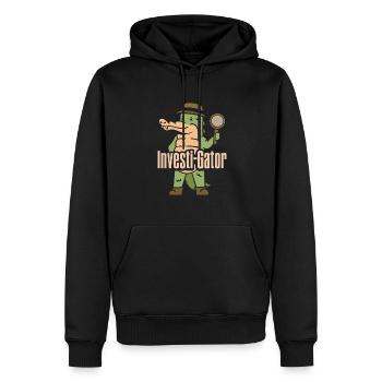 Spion Privatdetektiv Ermittler Detektiv Geschenk - Männer Premium Bio Hoodie - Schwarz - Vorne - Nico (187cm)