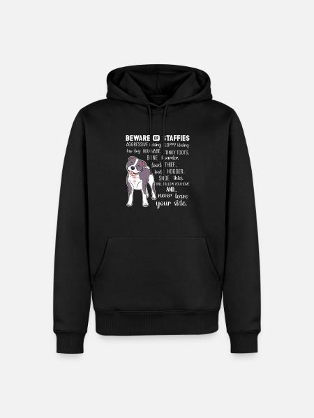 American Staffordshire Bull Terrier Staffy Hond - Mannen Premium Bio hoodie - zwart