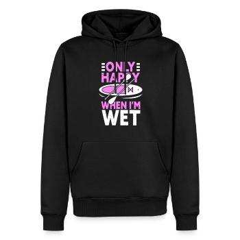 SUP Paddle Board Paddleboard - Sweat à capuche Premium bio Homme - noir - Devant - Nico (187cm)