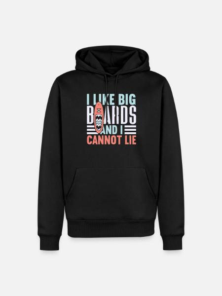 SUP Paddle Board Paddleboarding - Men’s Premium Organic Hoodie - black