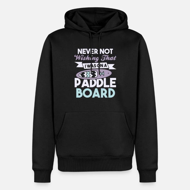 SUP Paddle Board Paddleboard - Sweat à capuche Premium bio Homme - noir