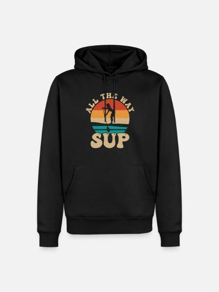 SUP Paddle Board Paddleboarding - Men’s Premium Organic Hoodie - black