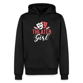 Actrice Drame Broadway Musical Theater - Sweat à capuche Premium bio Homme - noir - Devant - Nico (187cm)
