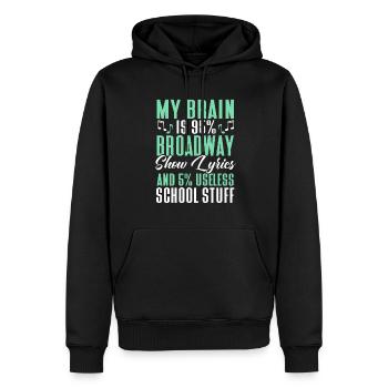 Schauspielerin Drama Broadway Musical Theater - Männer Premium Bio Hoodie - Schwarz - Vorne - Nico (187cm)