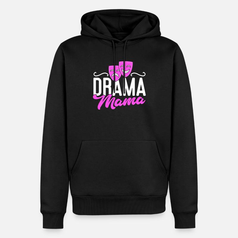 Actrice, Drame, Broadway, Comédie musicale - Sweat à capuche Premium bio Homme - noir