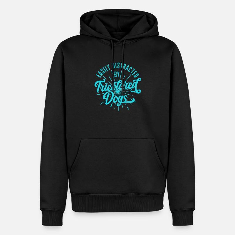Treeing Walker Coonhound - Männer Premium Bio Hoodie - Schwarz