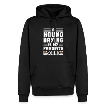 Treeing Walker Coonhound - Männer Premium Bio Hoodie - Schwarz - Vorne - Nico (187cm)