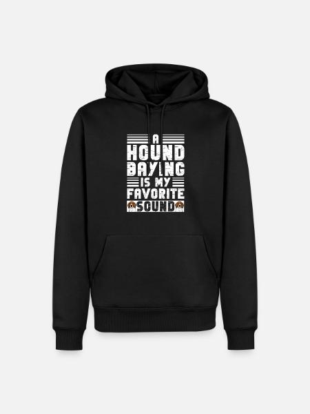 Arboriculture Walker Coonhound - Sweat à capuche Premium bio Homme - noir