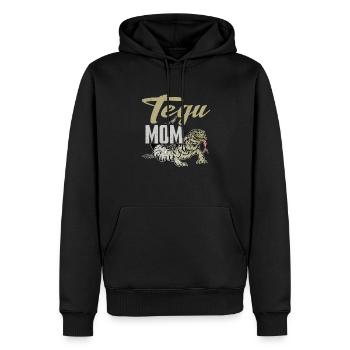 Tegu Eidechse Reptil Herpetologe - Männer Premium Bio Hoodie - Schwarz - Vorne - Nico (187cm)