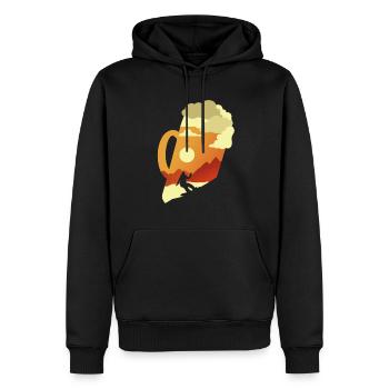 Apres Ski Bier Snowboardfahren Berge Ski - Männer Premium Bio Hoodie - Schwarz - Vorne - Nico (187cm)