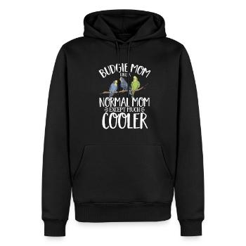 Budgerigar Perruche Oiseau Cadeau pour animaux de compagnie - Sweat à capuche Premium bio Homme - noir - Devant - Nico (187cm)