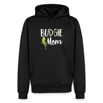 Budgerigar Perruche Oiseau Cadeau pour animaux de compagnie - Sweat à capuche Premium bio Homme - noir - Devant - Nico (187cm)