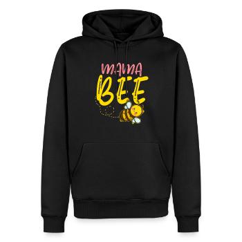 Mama Bee Imker Imkerin Honig Bauer Bienen - Männer Premium Bio Hoodie - Schwarz - Vorne - Nico (187cm)