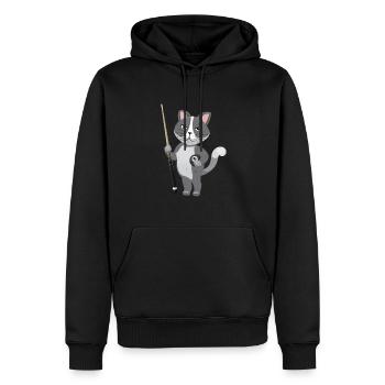 Snooker Pool Billard - Männer Premium Bio Hoodie - Schwarz - Vorne - Nico (187cm)