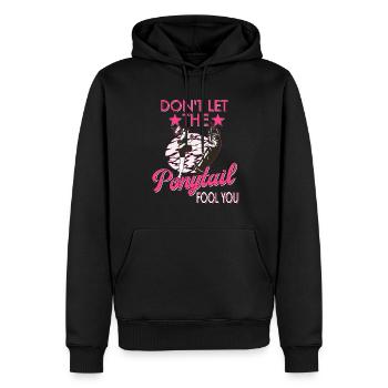 Karaté Taekwondo Arts Martiaux Karaté Mma Kick Box - Sweat à capuche Premium bio Homme - noir - Devant - Nico (187cm)