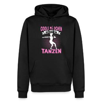 Echte Frauen Können Tanzen. Dance Tanz Sprüche - Männer Premium Bio Hoodie - Schwarz - Vorne - Nico (187cm)