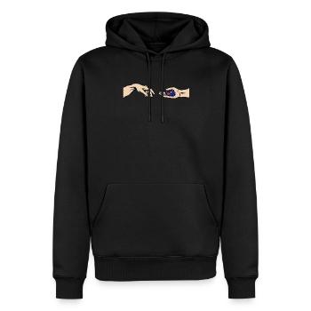RPG Jeu de plateau Pen and Paper Game Master - Sweat à capuche Premium bio Homme - noir - Devant - Nico (187cm)