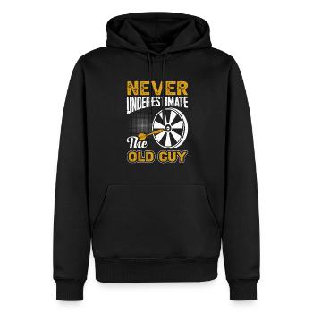 Dartboard Competition Darts Sport Triple Thrower - Sweat à capuche Premium bio Homme - noir - Devant - Nico (187cm)