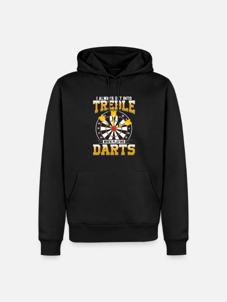 Diskant Dart Konkurrencedygtig Sports Dart Disc Thrower - Herre Premium økologisk hoodie - sort