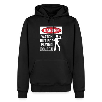 Médicaments Pharmacie Technicien Pharmacien - Sweat à capuche Premium bio Homme - noir - Devant - Nico (187cm)