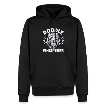 Goldendoodle Doodle Chien - Sweat à capuche Premium bio Homme - noir - Devant - Nico (187cm)