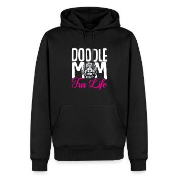 Goldendoodle Doodle Chien - Sweat à capuche Premium bio Homme - noir - Devant - Nico (187cm)