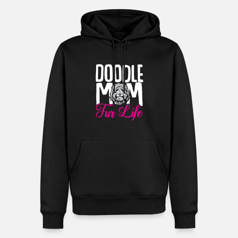 Goldendoodle Doodle Chien - Sweat à capuche Premium bio Homme - noir