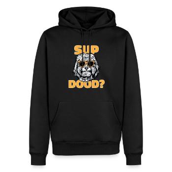 Goldendoodle Doodle Chien - Sweat à capuche Premium bio Homme - noir - Devant - Nico (187cm)