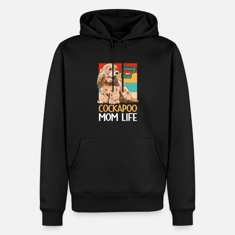 Cockapoo Hund - Männer Premium Bio Hoodie - Schwarz