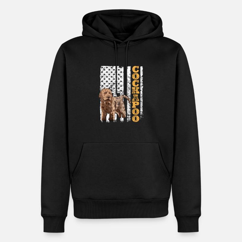Cockapoo Hund - Männer Premium Bio Hoodie - Schwarz
