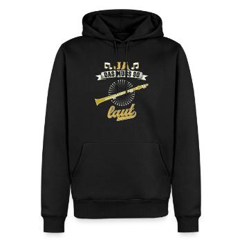 Klarinette Blasmusik Musikverein Orchester Jazz - Männer Premium Bio Hoodie - Schwarz - Vorne - Nico (187cm)