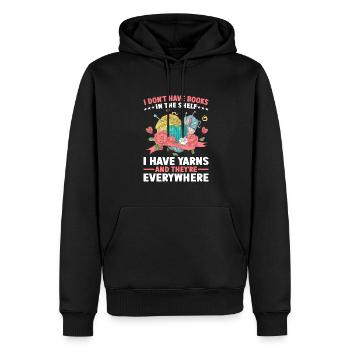 Quilter Stricken Häkeln Lifestyle Garn Kollektion - Männer Premium Bio Hoodie - Schwarz - Vorne - Nico (187cm)