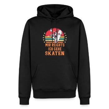 Skateboarder Skateboarding Skaten Skater - Männer Premium Bio Hoodie - Schwarz - Vorne - Nico (187cm)
