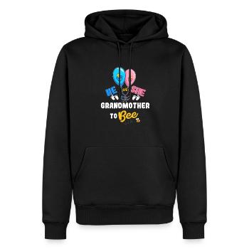 Il ou elle grand-mère pour être la meilleure grand-mère de tous les temps - Sweat à capuche Premium bio Homme - noir - Devant - Nico (187cm)