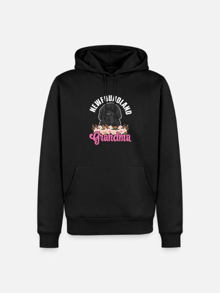 Newfoundland Newfoundland Dog - Men’s Premium Organic Hoodie - black