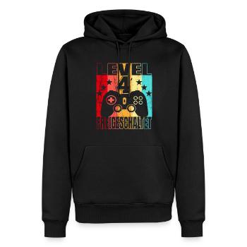 4 Jahre Geburtstagsshirt Jungs Zocker Gamer 4. - Männer Premium Bio Hoodie - Schwarz - Vorne - Nico (187cm)