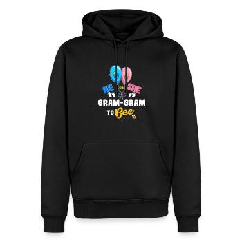 He or She Gram-Gram To Bee Best Grandma Ever - Men’s Premium Organic Hoodie - black - Front - Nico (187cm)