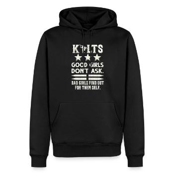 Dudelsack Kilt Schottisch Schlag Dudelsackspieler - Männer Premium Bio Hoodie - Schwarz - Vorne - Nico (187cm)