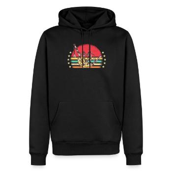 Dudelsack Kilt Schottisch Schlag Dudelsackspieler - Männer Premium Bio Hoodie - Schwarz - Vorne - Nico (187cm)