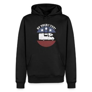 Camping Explorer Camping-car Camper Firewo - Sweat à capuche Premium bio Homme - noir - Devant - Nico (187cm)