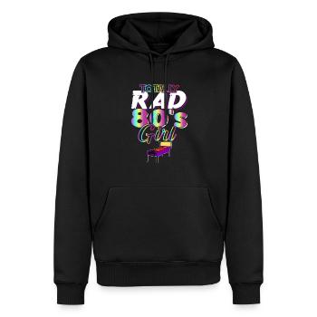 Vintage Retro Pinball Arcade Game Lovers Lifestyle - Männer Premium Bio Hoodie - Schwarz - Vorne - Nico (187cm)