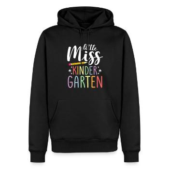 Miss Kindergarten First Day Pre School - Männer Premium Bio Hoodie - Schwarz - Vorne - Nico (187cm)