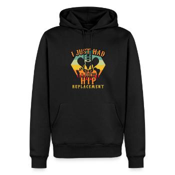 Physiothérapeute Chirurgie de la hanche Sensibilisation du guerrier - Sweat à capuche Premium bio Homme - noir - Devant - Nico (187cm)