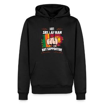 Pas sri-lankais mais touristique de voyage de soutien Sri - Sweat à capuche Premium bio Homme - noir - Devant - Nico (187cm)