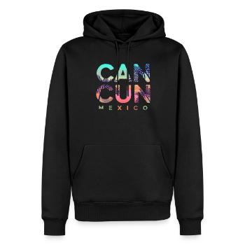 Cancun Mexico Yucatan Holiday Vacation Travel - Männer Premium Bio Hoodie - Schwarz - Vorne - Nico (187cm)
