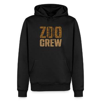 Zoo Équipage Gardiens de zoo Faune Safari Faune - Sweat à capuche Premium bio Homme - noir - Devant - Nico (187cm)